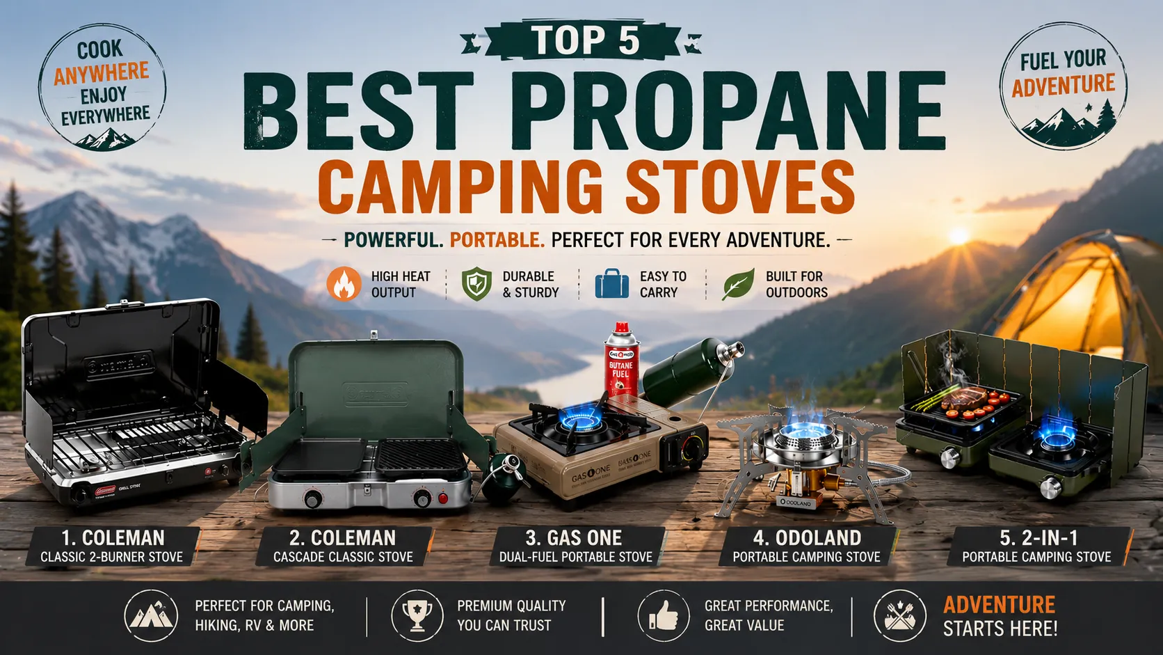 best propane camping stove