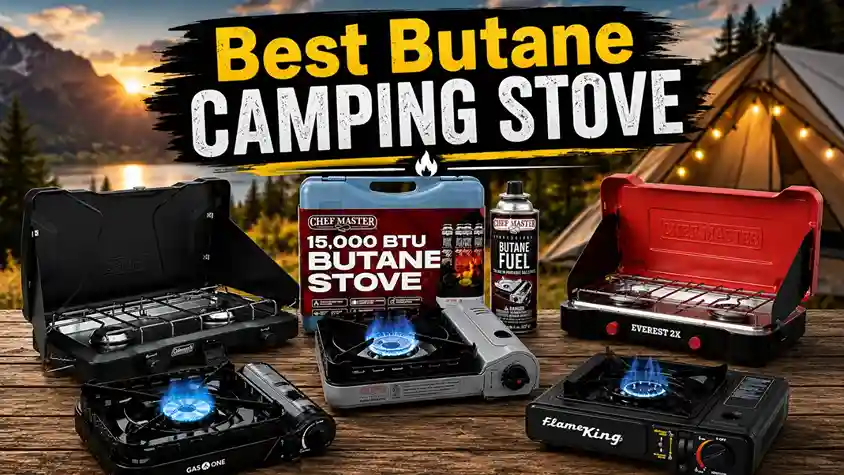 Below you will see my honest review of each Best Butane Camping Stove I tested in real wind and cold.